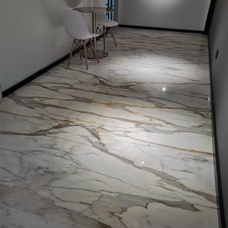 Calacatta Kub Marble Pobzeb Rau Sab Hauv Tsev 1