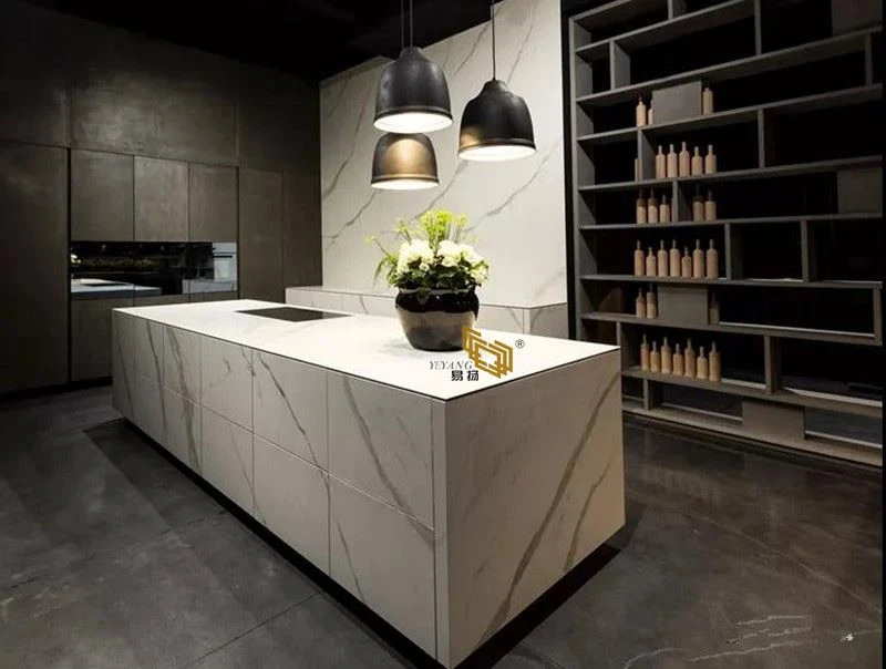 White sintered stone for kitchen countertop White sintered stone for kitchen countertop