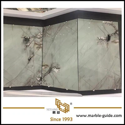 Tiffany Ntsuab Khoom kim heev Marble Grey phab ntsa Slabs