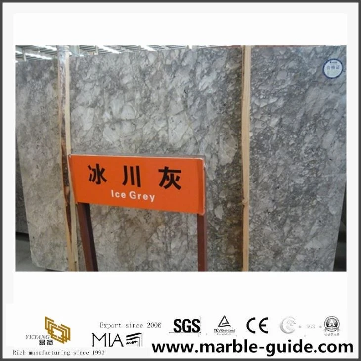 Tuam Tshoj Ice Grey Marble Pob Zeb Phab Ntsa Vuas Kub Muag