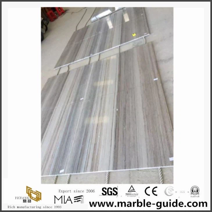 High Quality China White Wood Marble Factory Price Building Material