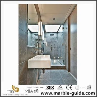 Natural Grey Marble Vuas, Nordic Grey Marble Polished Chav Dej Tsim