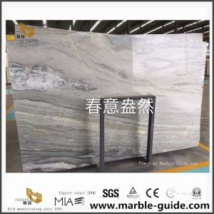 Tshiab Zoo heev Caij Nplooj Ntoos Hlav Grey Marble Slabs rau Pobzeb, Countertop, Manity Torror Nrog Tus Nqi Pheej Yig