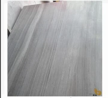 China Natural Grey Wood Marble For Interior Decoration /Floor/Wall Cladding Tile
