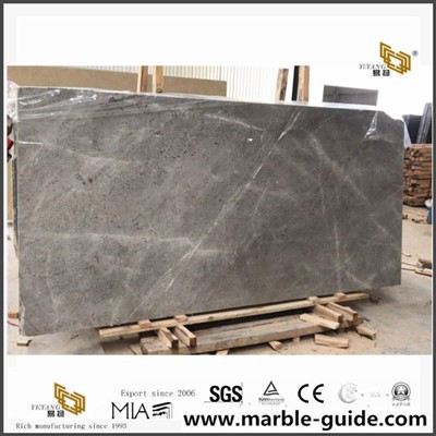 Elegant Grey Marble Slab rau Flooring