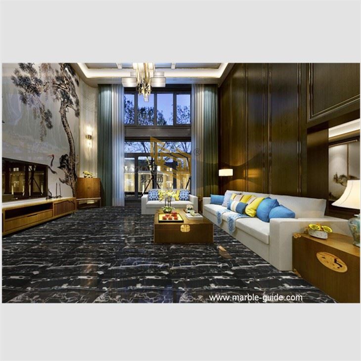Silver Dragon Black Marble Stone Slabs