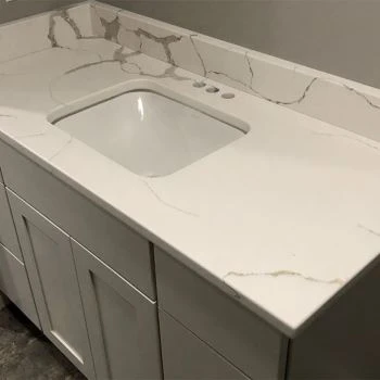 Calacatta Quartz Vanity Top Rau Chav Dej
