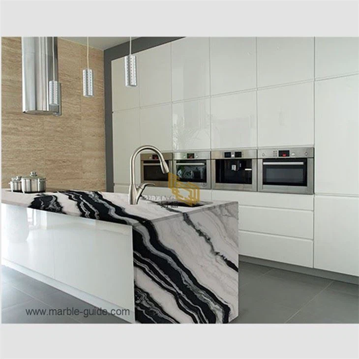 Luxury China Panda White Marble Slabs