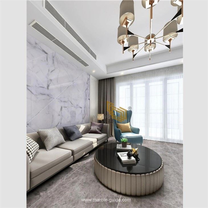Northern Lights Gray Marble Floor Tiles